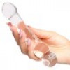 Fifty Shades Glass Massage Wand Drive Me Crazy - Clear