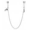 Fifty Shades Darker At Mercy Chained Nipple Clamps - Silver