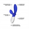 Lelo Loki Wave Stroking Prostate Vibrator - Federal Blue