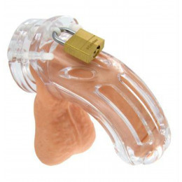 CB-X Male Chastity The Curve Clear Cage